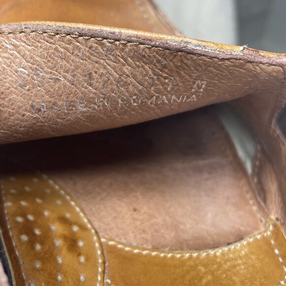 Johnston & Murphy Loafers Mens 11 M Brown Leather Slip On Shoes Model 20-7126 - Picture 9 of 10